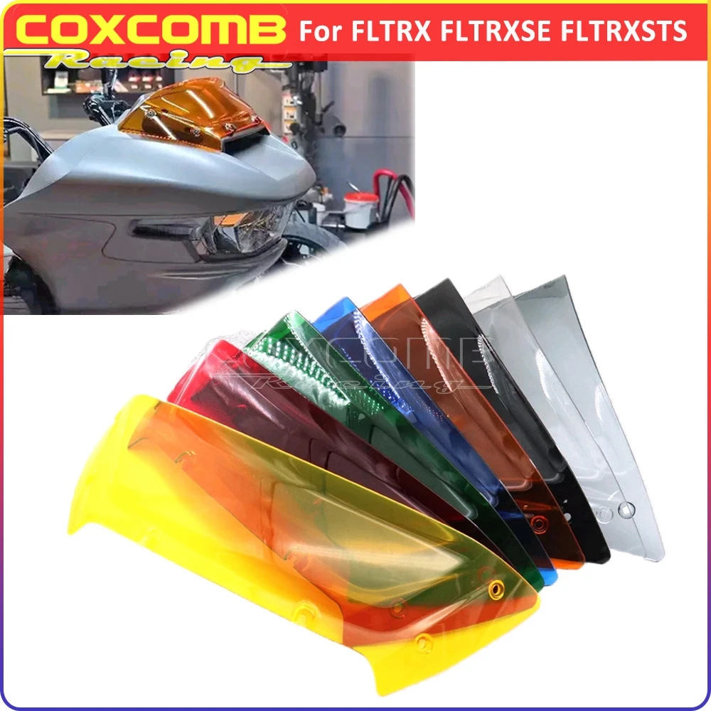 Motorcycle Windproof Windscreen For Harley Road Glide FLTRX 2024 Front Wind Windshield Deflector Cover For CVO FLTRXSE FLTRXSTSE