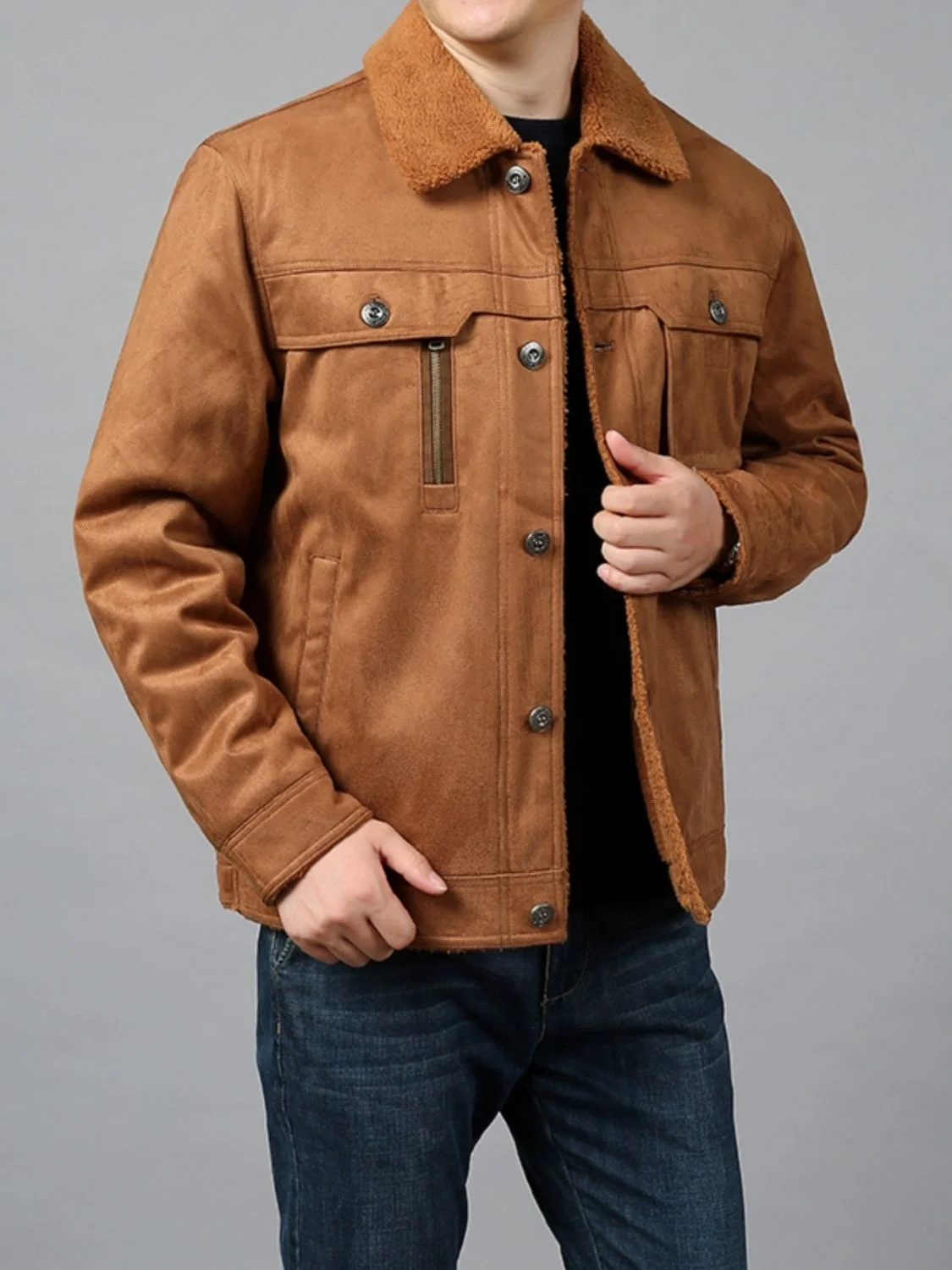 Golf Jackets Fashion Casual Winter Jacket Men Military Uniform Sport Retro Windbreak Military Withzipper Windbreaker Heating
