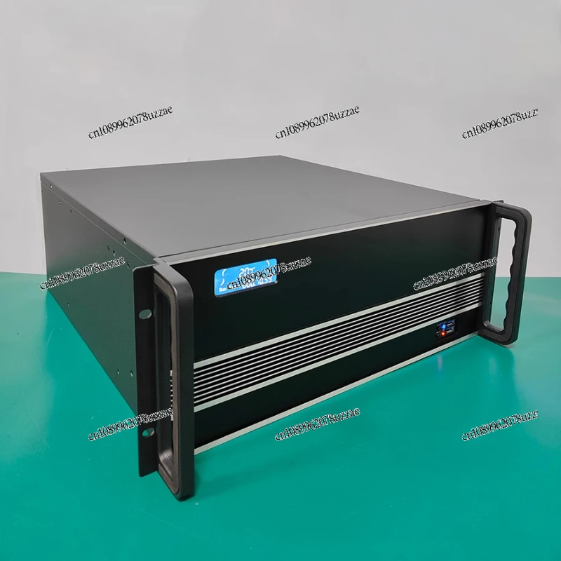 4U Server Chassis with LCD Temperature Control Screen Atx Main Board Workstation Performance Conference Media Video Broadcast