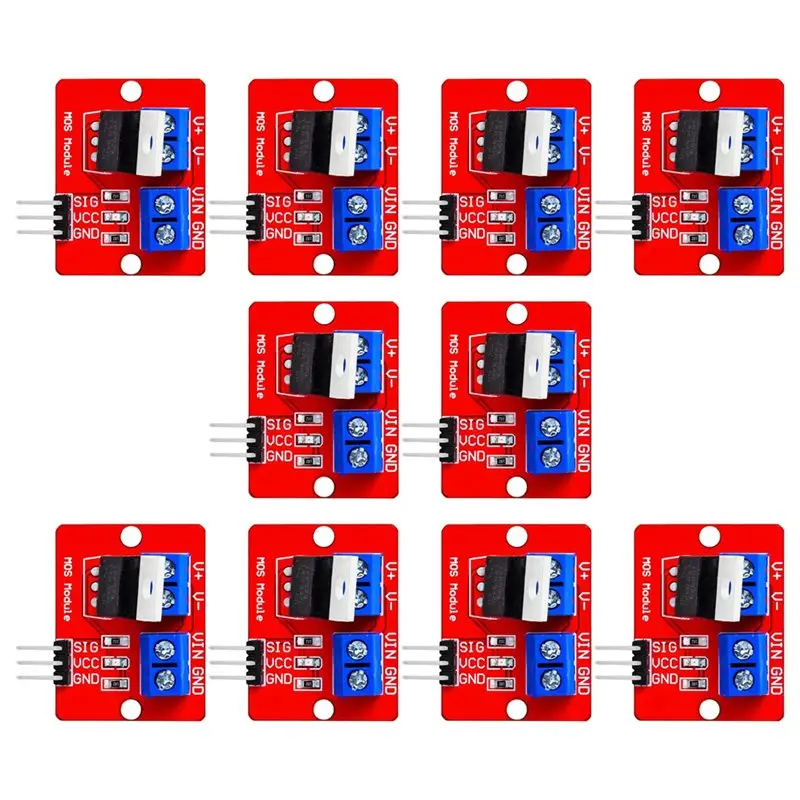 

AS95-IRF520 MOSFET Driver Module 0-24V High Power Switch Button Control Board For Arduino MCU Raspberry Pi PWM