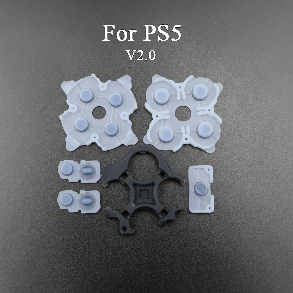 1 مجموعة منصات مطاطية موصلة لأزرار تحكم PS5 V1 V2 V3 الاتصال المطاط موصل سيليكون المطاط