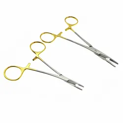 1PCS Multifunctional needle holder with scissors Needle Holder Insert with Scissors Veterinary  Surgical Instruments