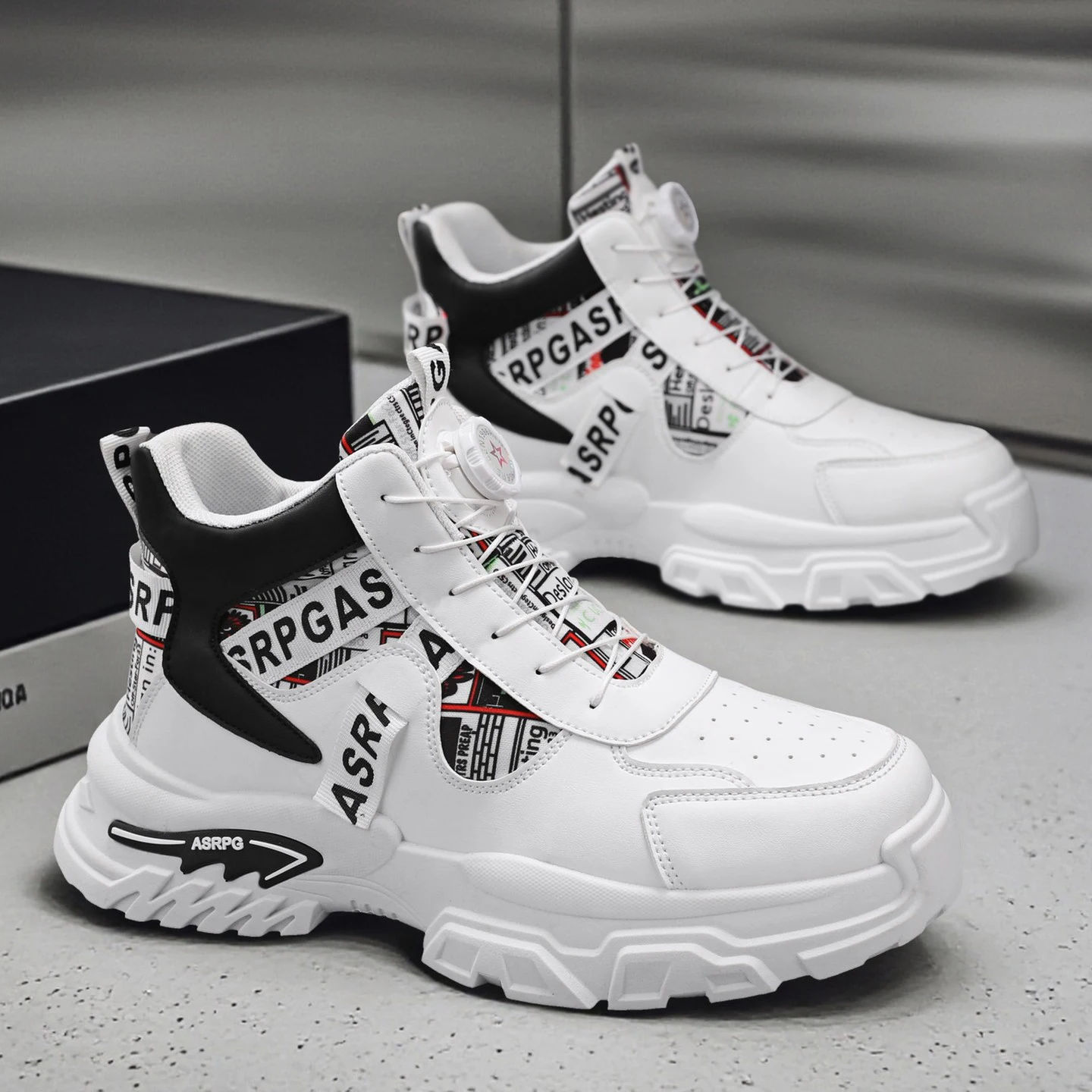 

New Men’s Sneakers Breathable Sport Chunky Running Shoes Fashion Street Style Walking Sneakers Shoes for Men Trend Basketball