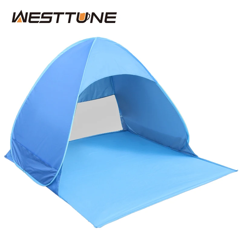 

WESTTUNE всплывающая пляжная палатка портативная складная защита от ультрафиолета солнцезащитный козырек водонепроницаемый открытый кемпинг пляжный тент палатка