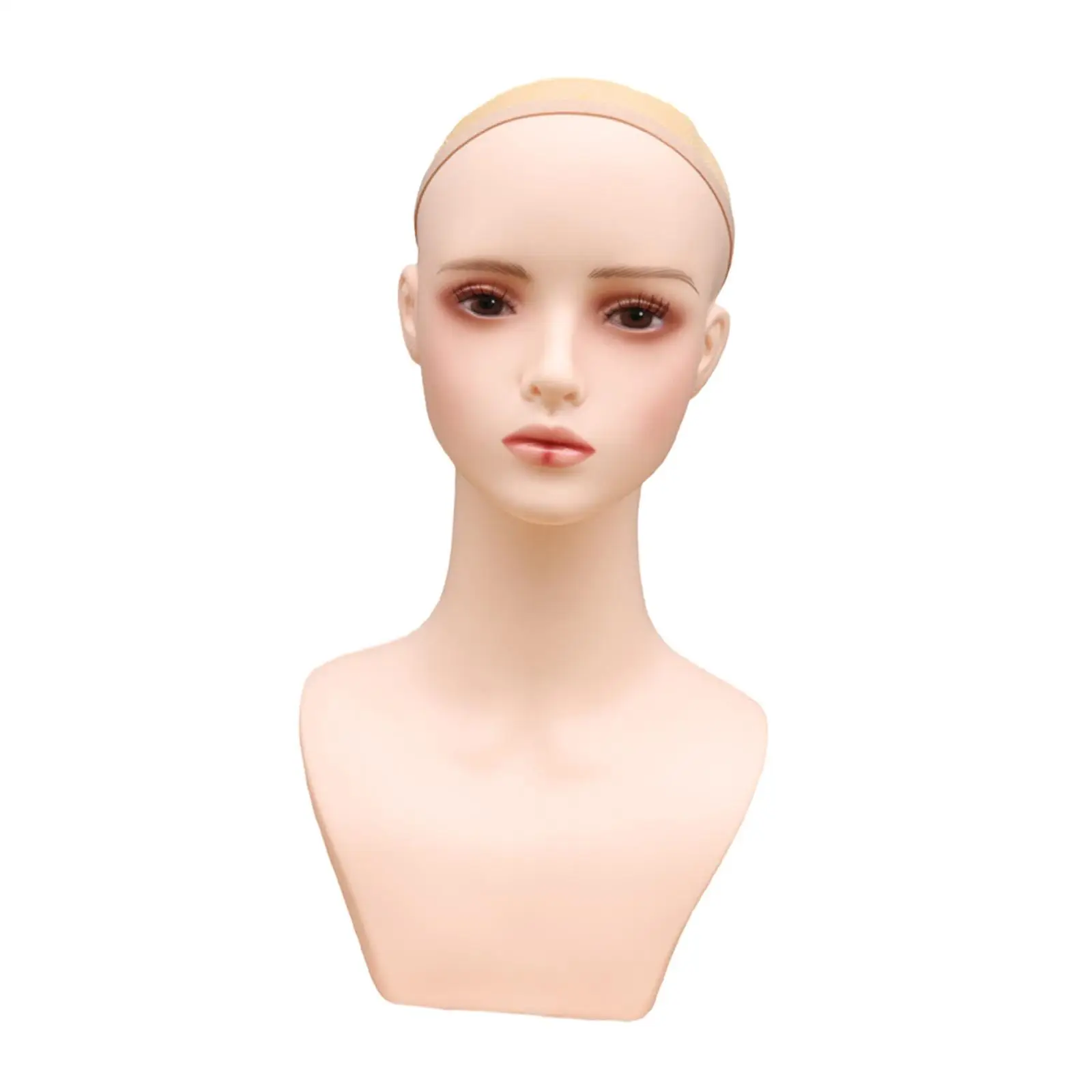 Weiblicher Schaufensterpuppenkopf für Hüte, Perücken, die das Styling anzeigen