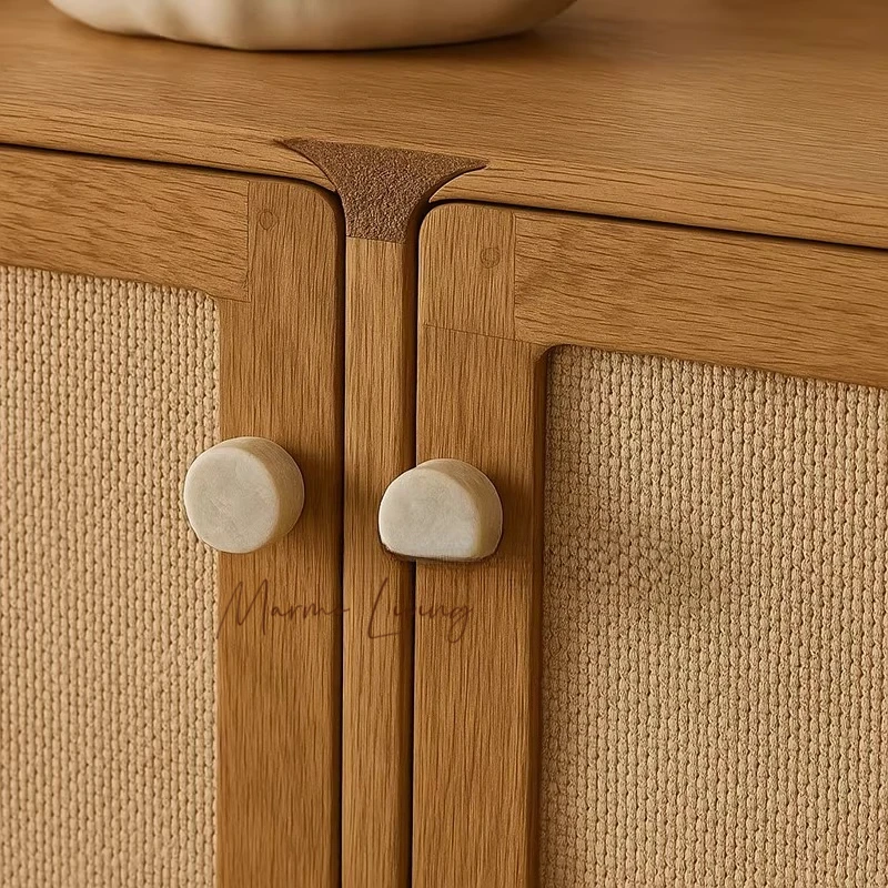 

Nordic Light Luxury Drawer Knob Wardrobe Cabinet Natural Marble Handle High-end Villa Creative House Decoration Handle