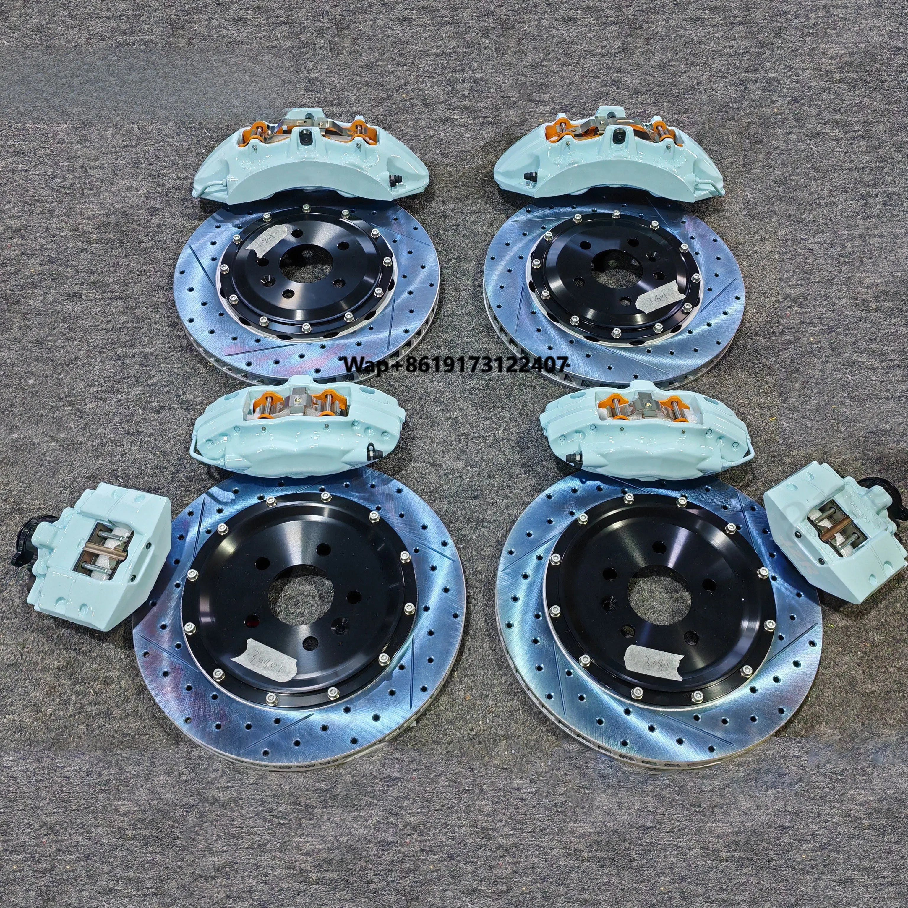 

Big Brake Caliper Kit Front V6 6-pot and Rear F40 Caliper 4 Piston for Isuzu Mu-x 180C Class 6 640i