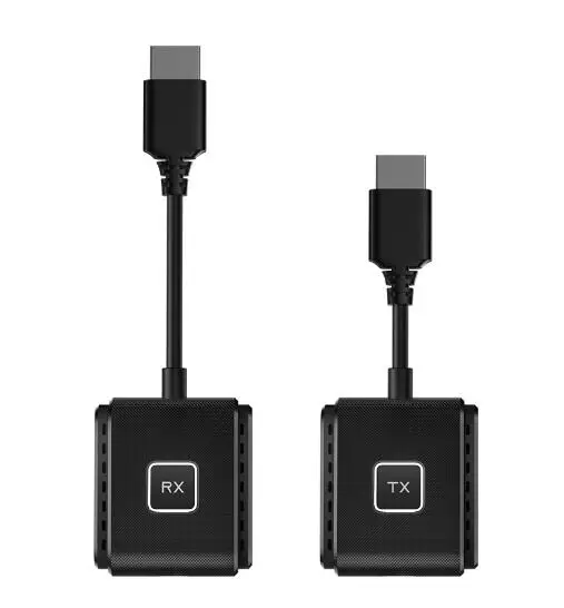 Extensor HDMI sem fio tipo C, transmissor e receptor de vídeo, adaptador de exibição para iPhone, laptop, PC para projetor de TV, 50m