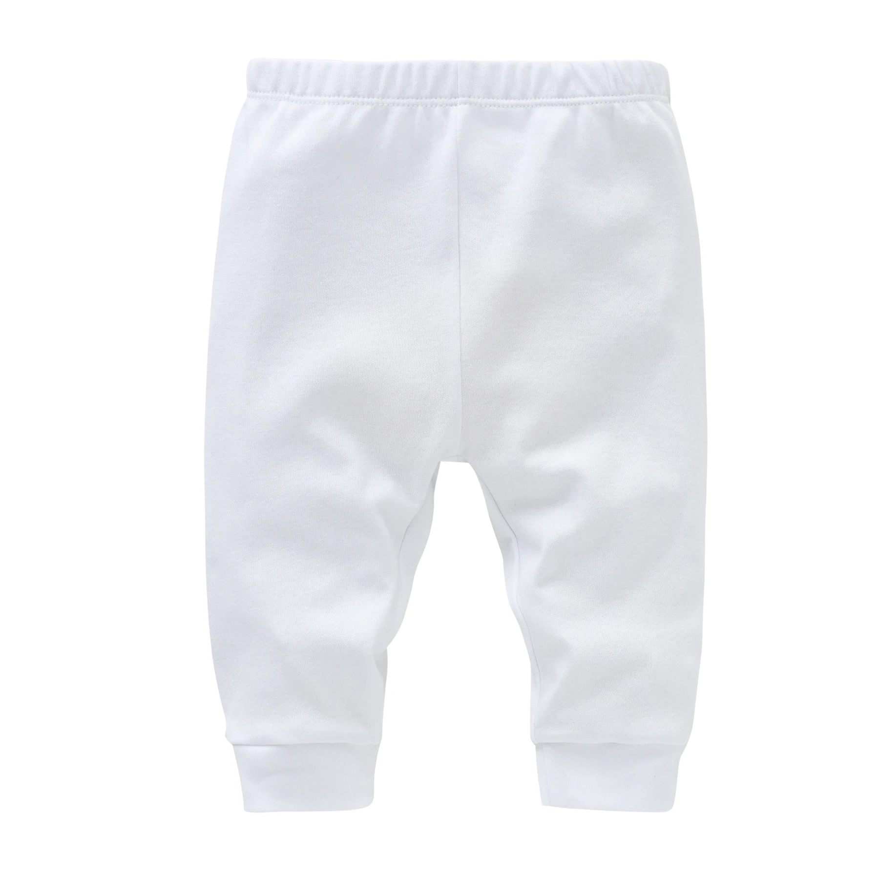 Newborn Four Seasons Fashion Solid 100% Cotton Baby Boy Girl Pants Soft 100%Cotton Infants Trousers