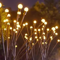 2/4pcs 10LEDs Solar Garden Lights Firefly Floor Lights Outdoor LED Lights Garden Decorative Ball Lights For Garden Outdoor Decor