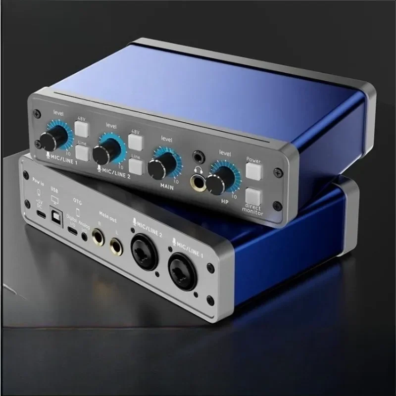 External sound card, special set for computer and mobile phone live singing