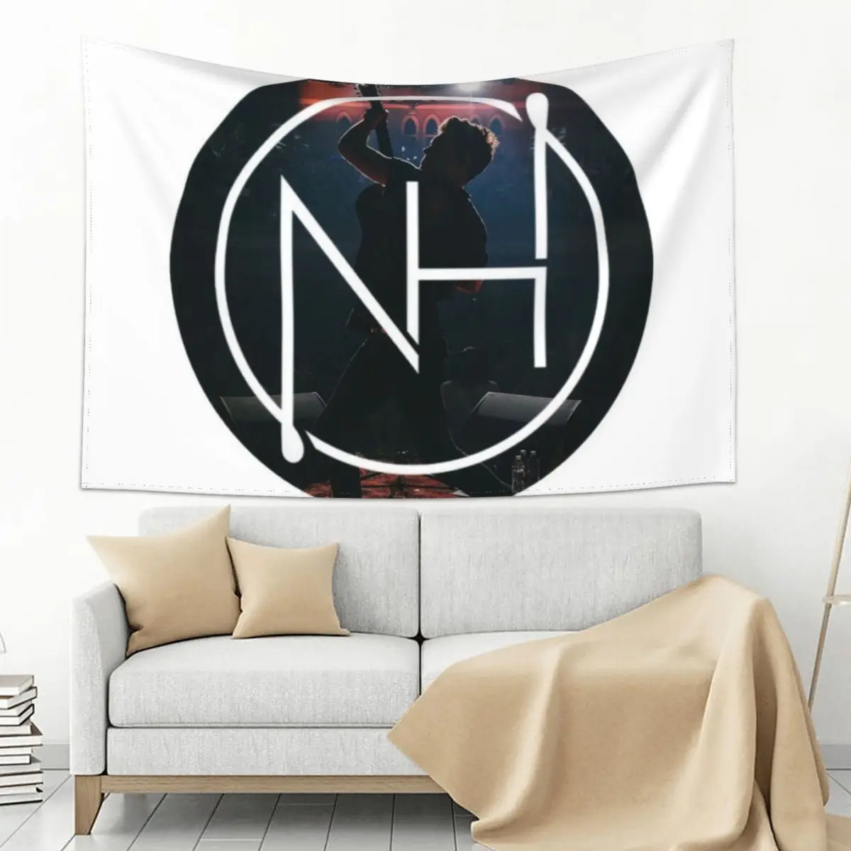 

niall silhouette logo 3 Tapestry