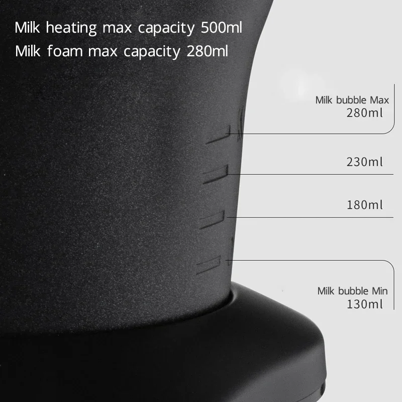 Espumador de leche eléctrico para café italiano, 220V, frío/caliente, totalmente automático, capuchino Latte