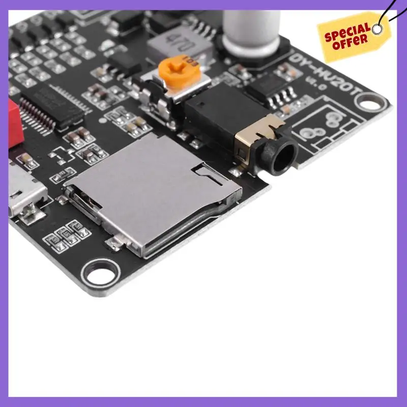 -A96Z 4X DY-HV20T 12V/24V 電源 10w/20W 音声再生モジュール Arduino 用 Micro-SD カード MP3 音楽プレーヤーをサポート