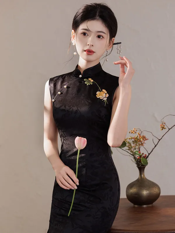 

Удобная юбка средней длины с вышивкой, завышенной талией и эффектом похудения для повседневной носки