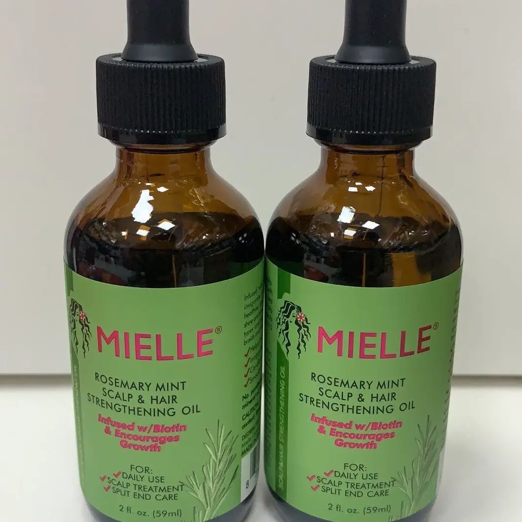 Mielle Rosemary Mint Hair Oil Scalp Mask Shampoo Set Nourishing Growth Treatment Care