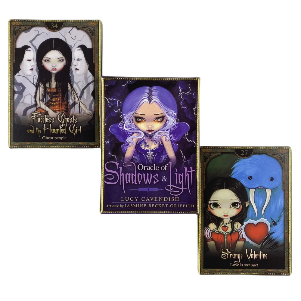 Oracle Of Shadows & Light Cards Tarot Divination Deck English Vision Edition Board Playing Game For Party