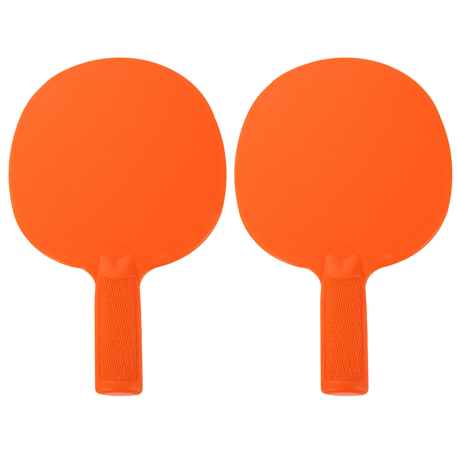 

2Pcs Plastic Table Tennis Paddle Set for Lightweight Stable Rackets Beginner Friendly Interactive Family Play Weatherproof