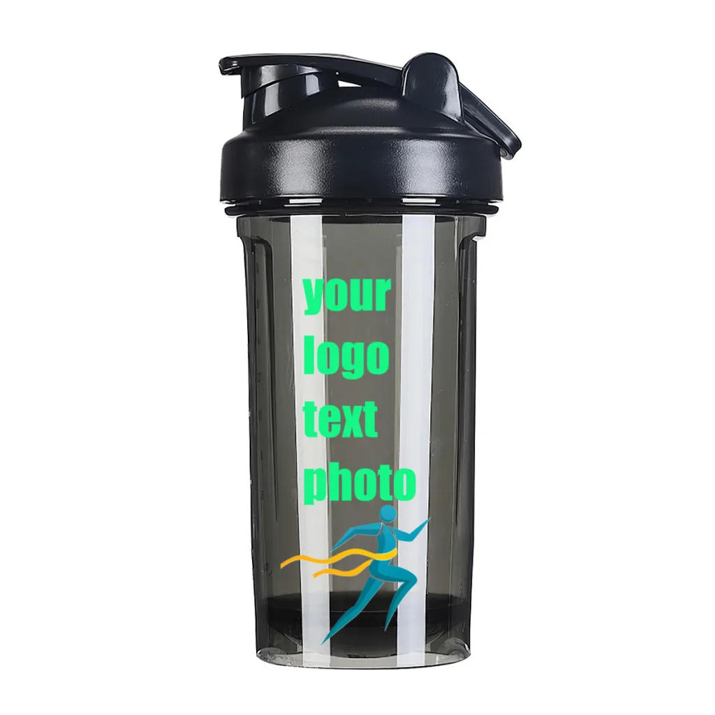 Customized Protein Shaker Cup Sports Supplements Shakers Fitness Bottle Leak Proof Portable Workout Water Cup Personalised 500ml