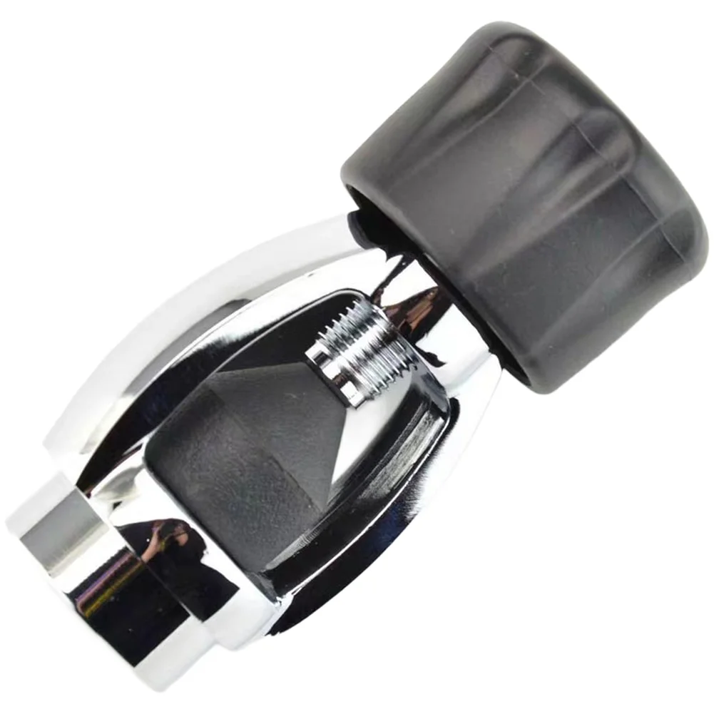 Scuba Tank Inflation Adapter G5/8 Thread for DIN and For YOKE First Stage Compatibility Solid Brass for Stable Air Delivery