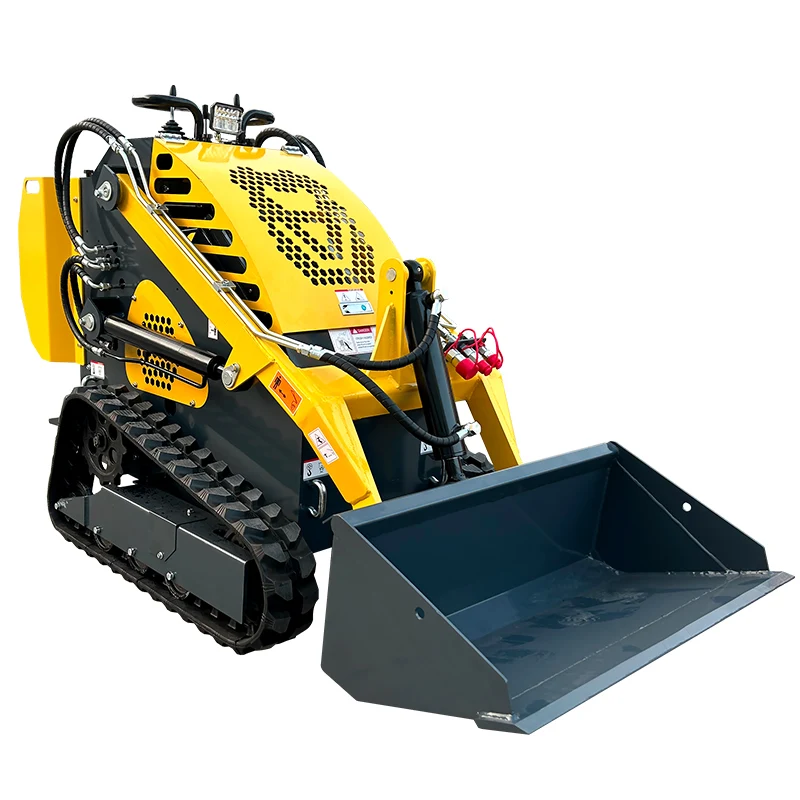 China popular customized crawler high dump bucket grapple bucket mini skid steer loader for sale