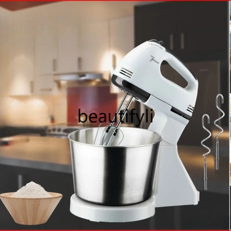 

Desktop Electric Egg Beater Handheld Egg Mixer for Baking, Whipping Cream, and Batter Mixing