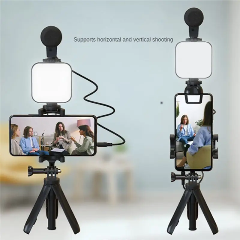 

AS62 Live Broadcast Video Fill Light Photo Selfie Stick Beauty Light Photography Anchor Playing Light Desktop Bracket