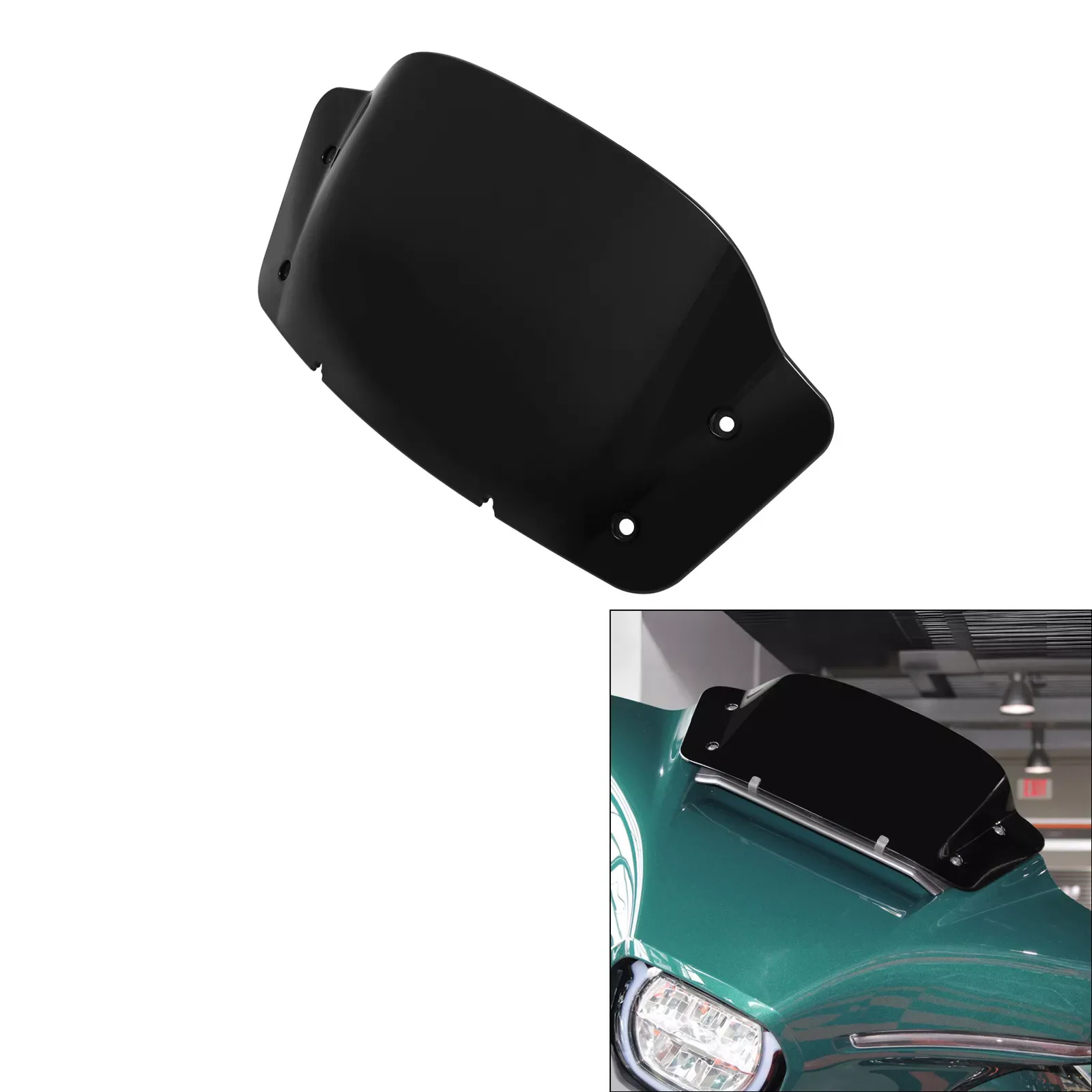 زجاج أمامي للدراجة النارية مقاس 7 بوصات 9.84 بوصة لدراجة Harley CVO Street Glide FLHXSE 2023-2024 Street Glide FLHX 2024 #1