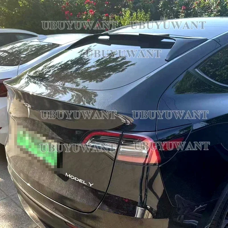 For Tesla Model Y  Roof Spoiler ABS Material Car Rear Wing Rear Roof Spoiler For Tesla Model Y roof Spoiler 2021 2022 2023+