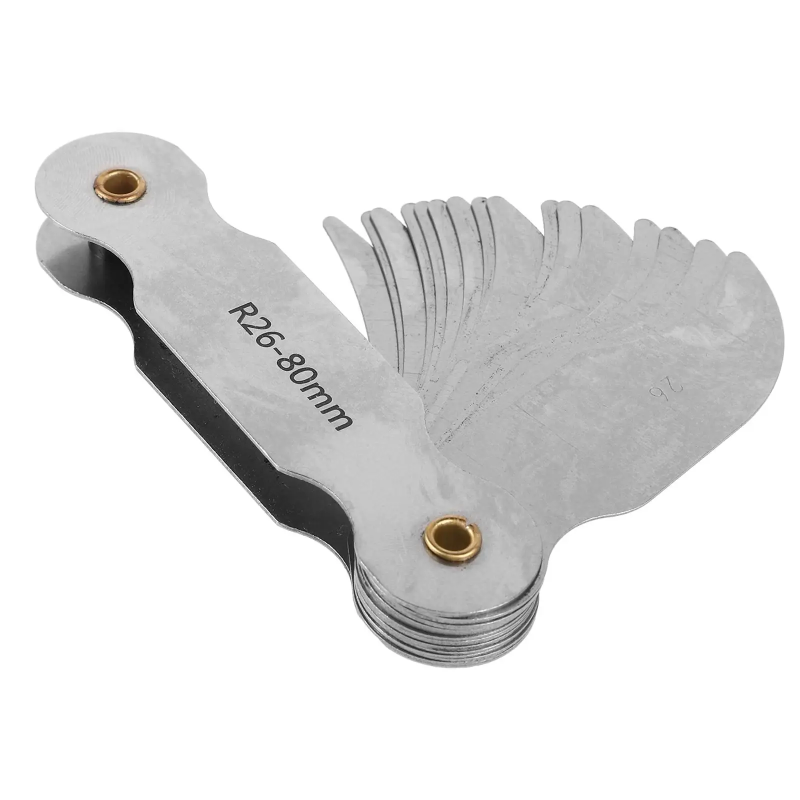 

Radius Gauge Set Metal Measuring Tool for Concave Convex Arc Radius Meter Tools Template High Precision Durable Industrial