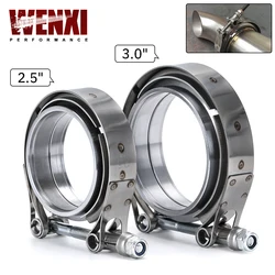 Morsetto di scarico banda V 2.5 pollici 3 pollici 63mm 76mm scarico flangia maschio e femmina morsetto Vband morsetto silenziatore v-band