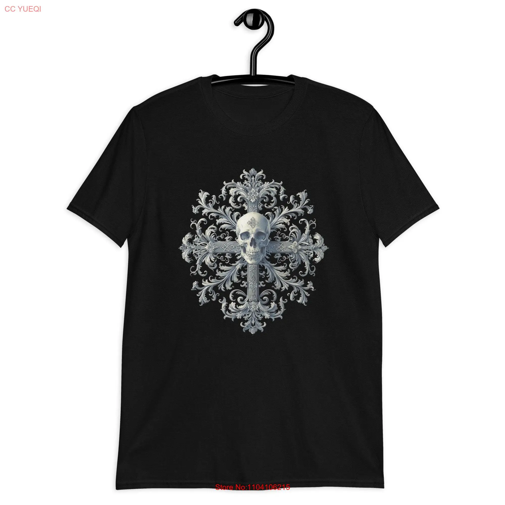 T Shirt Entwined Elegance Of The Skull long or short sleeves