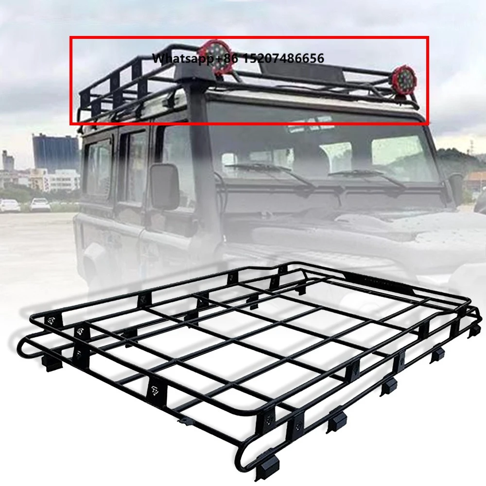 

Offroad 4x4 Car Universal Aluminum Alloy Roof Rack Luggage Carrier Fit