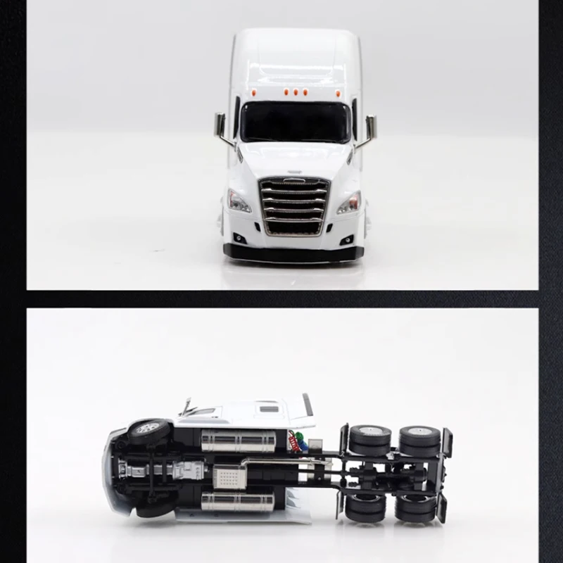 

Perka Diecast 1:50 Scale Freightliner Truck White Single-head Alloy Engineering Vehicle Model Collection Souvenir Ornaments Gift