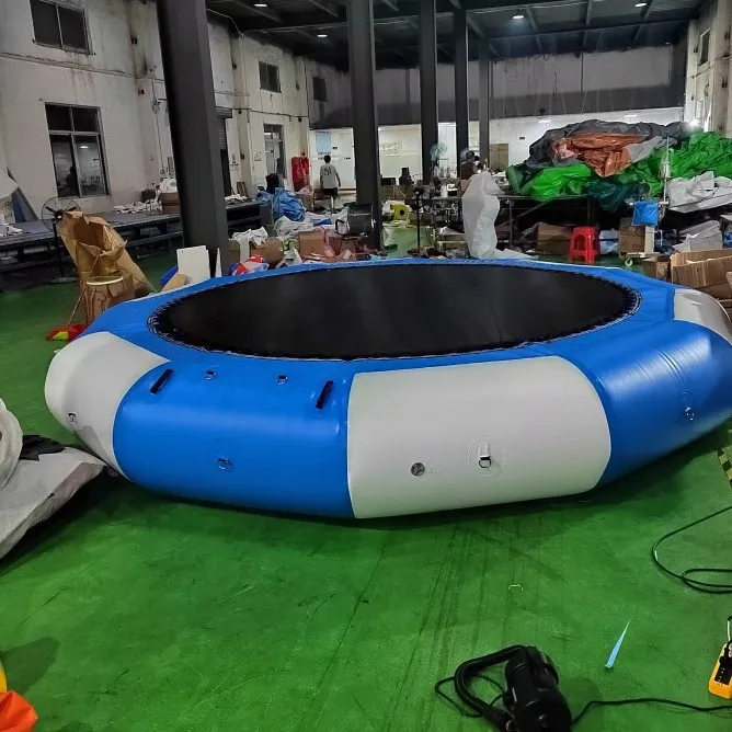 Inflatable water trampoline Children's slide Water toys Inflatable water park Outdoor trampoline Amusement equipment