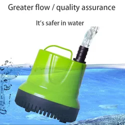 Submersible Water Pump for Fish Tank Pond, Hydroponics Garden Fountain, Ultra-Quiet Waterfall, 6W, 12W, 25W, 60W, 100W 110V-220V