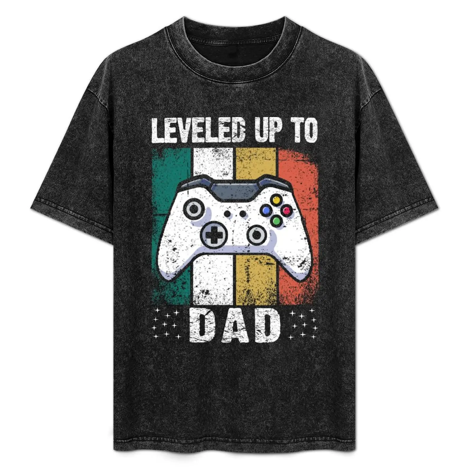 

Leveled up to dad, New dad shirt, First time daddy gift idea T-Shirt boys whites man t shirt t shirts men