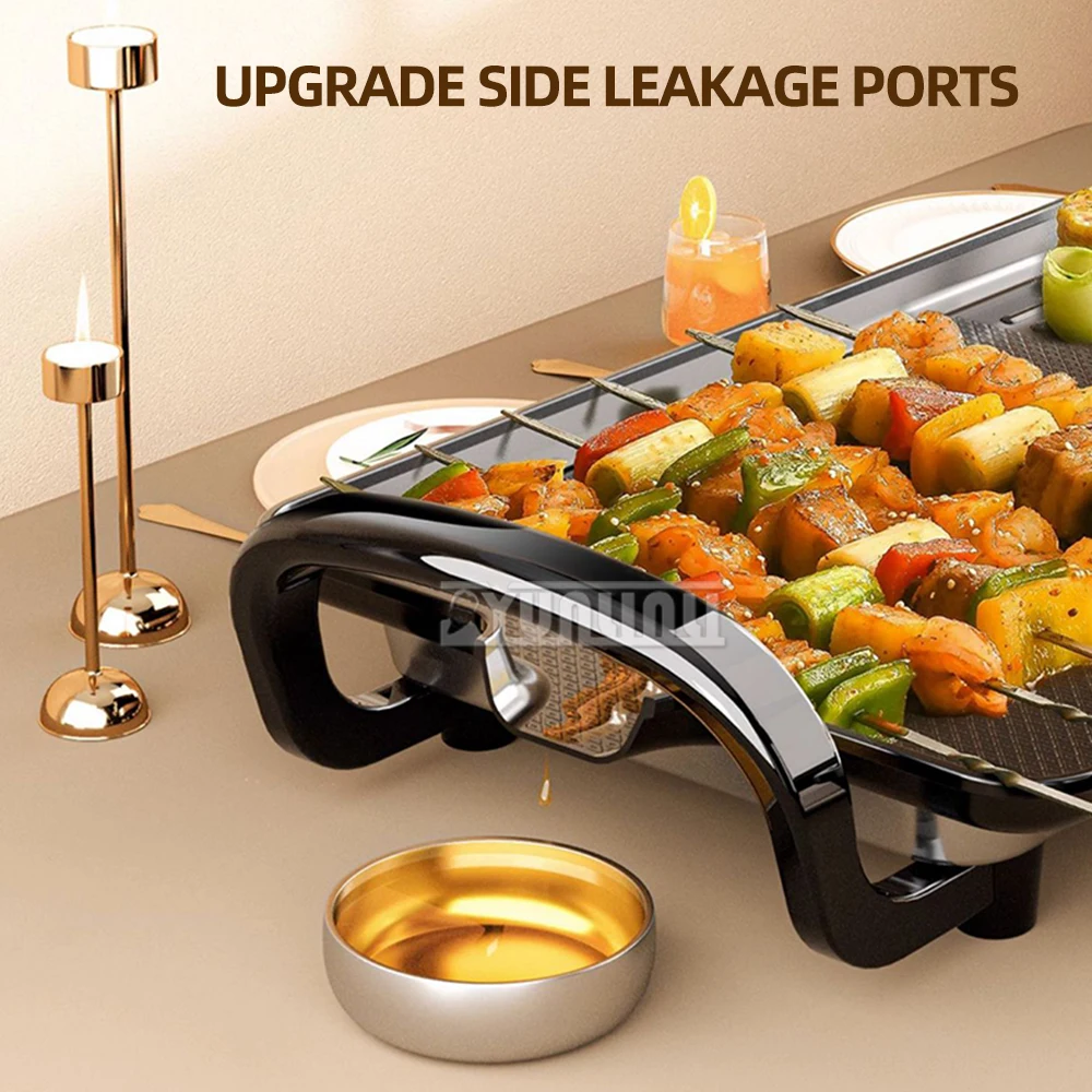  Electric Baking Pan Household Multi-Functional Indoor Smokeless Barbecue Machine Frying Pan