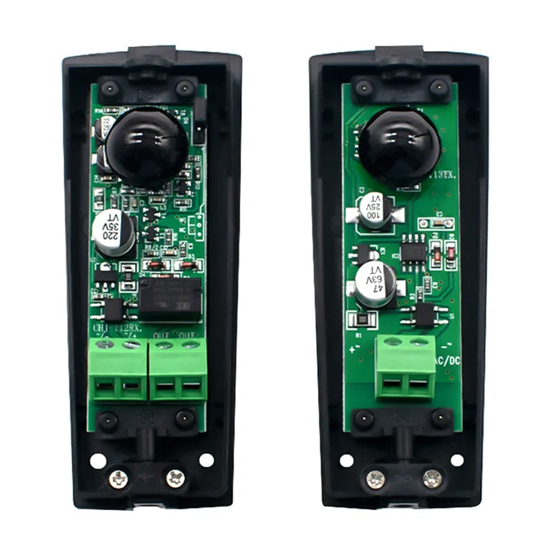 

B21B Infrared Sensor Detector For Automatic Gate Barrier Garage Infrared Detector Metal+PVC 1Set