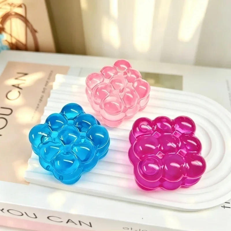 Maltose Bubble Cube Slow Rising Squishy Toy Non-toxic Transparent 4 Colors Decompression Squeeze Portable Anxiety Relief Toy