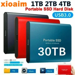 Per xiaomi Portatile 128TB 64TB SSD Esterno Moblie Disco Rigido Ad Alta Velocità 16TB 8TB Disco Rigido per Desktop Mobile Laptop Comp