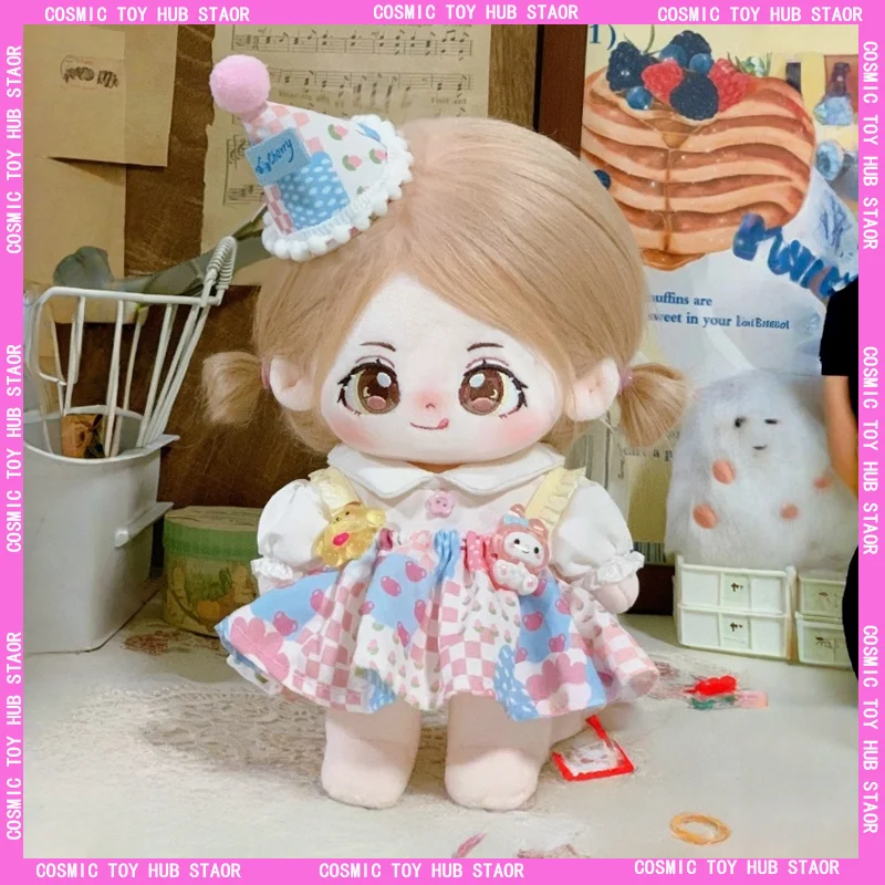

Hot 20cm Cotton Doll Female Genuine Doll Decorative Ornament Plush Toy Girl Changing Doll Clothes Birthday Gift For Children