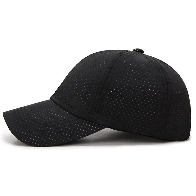 Summer Women Men Mesh Baseball Cap Snapback Sunhat Outdoor Breathable Golf Fishing Hats Quick Dry Waterproof Sport Sunscreen Hat