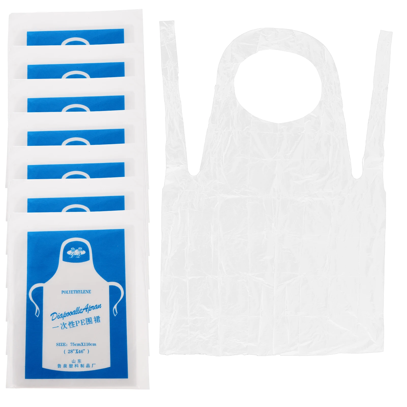 

25pcs Waterproof Apron Practical Sleeveless Kitchen Accessories Easy Clean Household Supplies Simple Style Long Lasting Pure