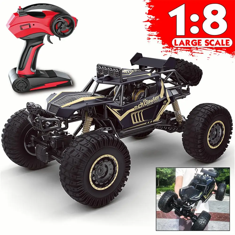 SF 609E 1/8 2.4G 4WD RC Car Electric Off-Road Vehicles Monster Truck Alloy Shell RTR Model Kid Children Toys