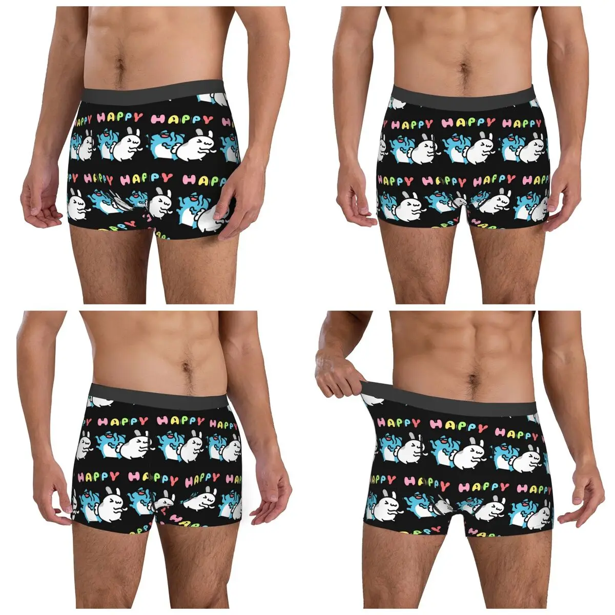 Boxer Underpants Shorts Comic Cat Bugcat Capoo Bug Cat Panties Male Soft Underwear for Homme Man Boyfriend Gifts