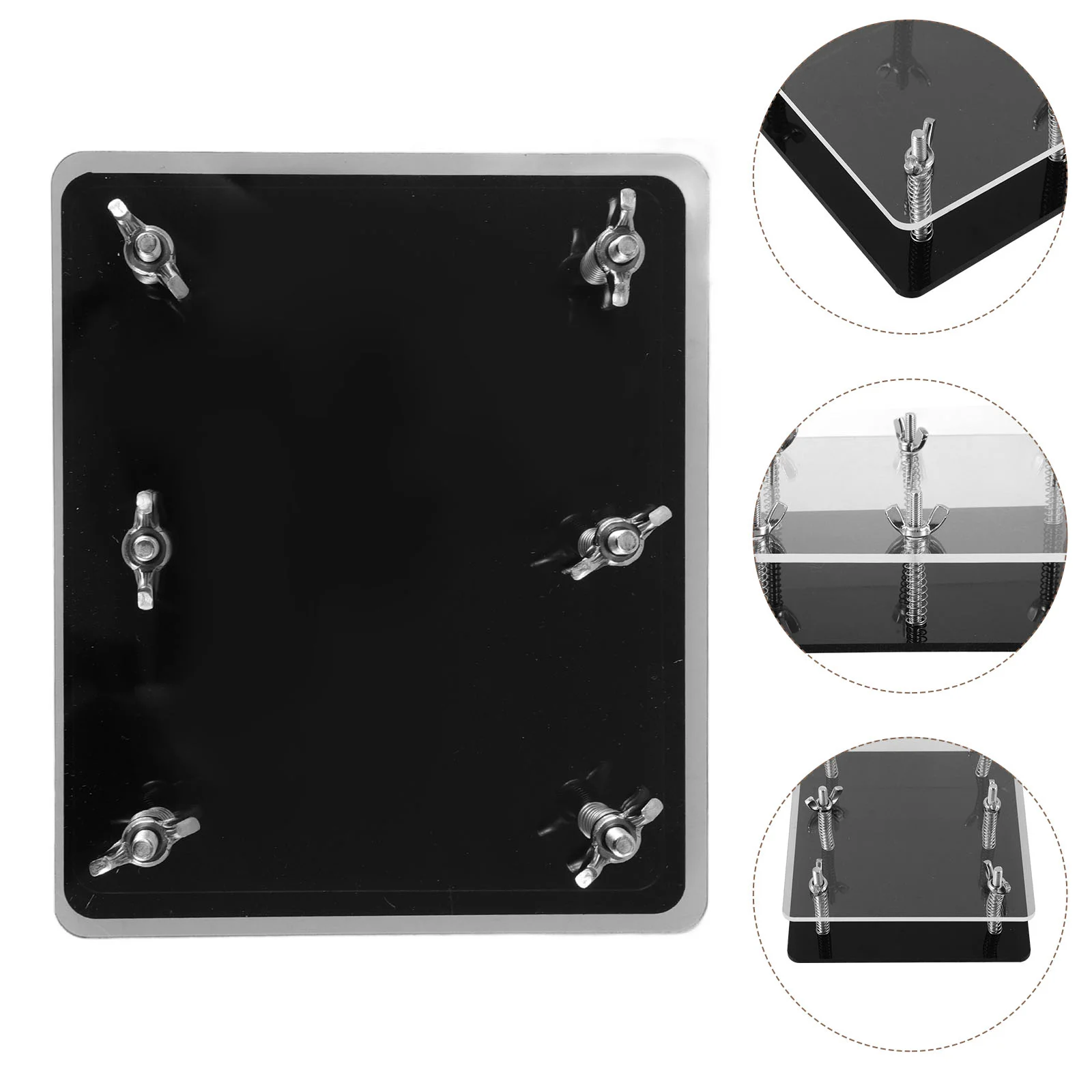 

2Pcs Flat Card Press Device for Trading Cards Efficient Card Bending Corrector Portable Restoration and Storage Solution