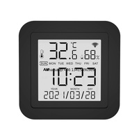 S09-A Tuya Smart Universal IR Controller 3-in-1 LCD Digital TV Air Conditioner-with Temperature Humidity Sensor WiFi Home Use