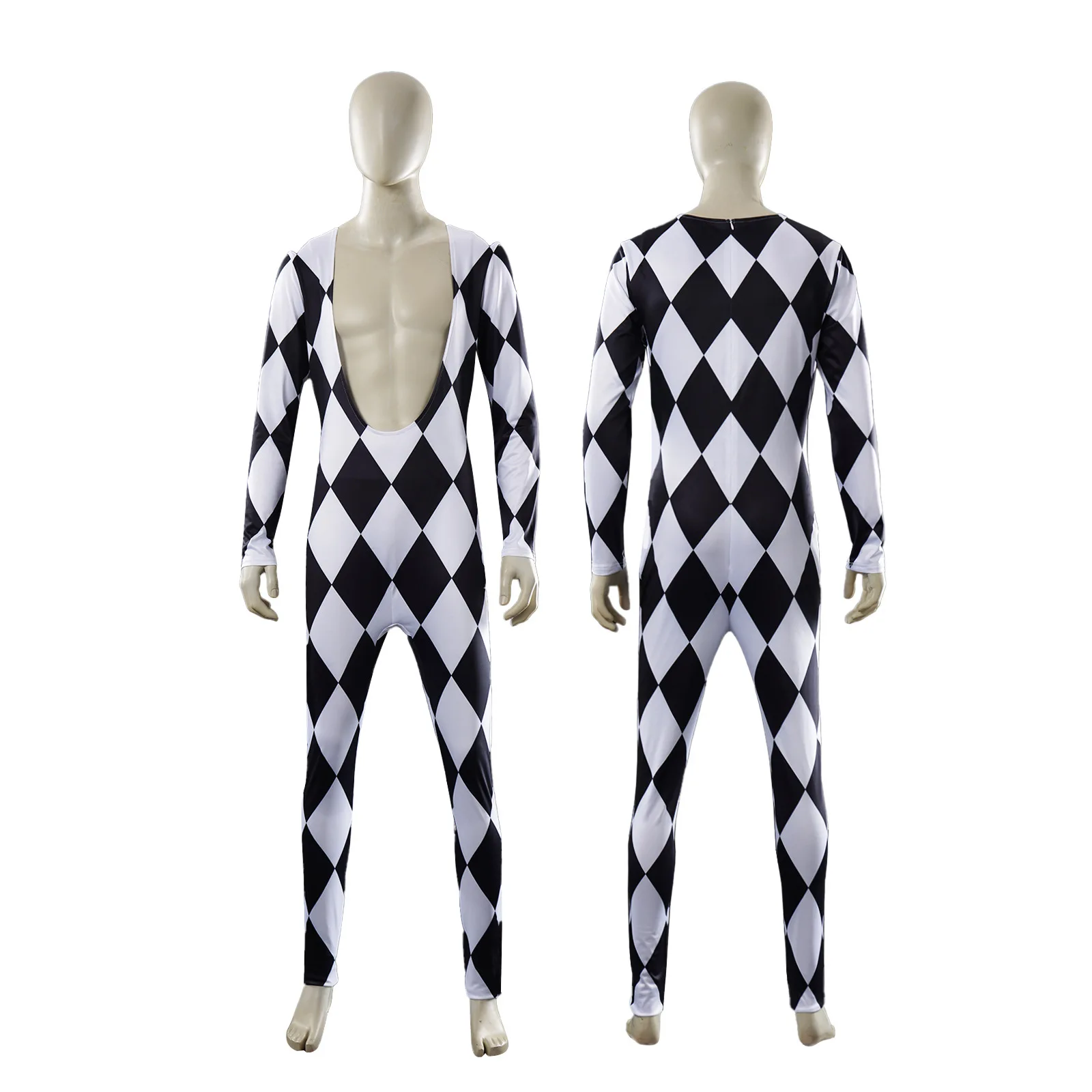 Disfraz de Freddie Mercury de Queen, Mono a Cuadros, para Cosplay, Halloween, Fiestas de Disfraces y Actuaciones, para Adultos