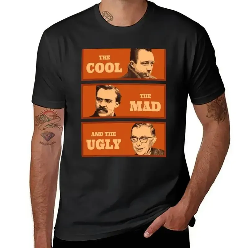 Camus Nietzsche Sartre T Shirt cute tops plus size heavyweights blanks men
